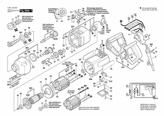 BOSCH Klebeschild | Ersatzteile f�r GBM 16-2 E - 3601110079