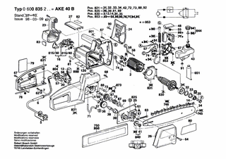 BOSCH Klebeschild | Ersatzteile f�r AKE 40 B - 3601110209