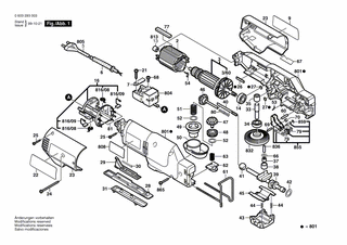 BOSCH Hinweisschild | Ersatzteile f�r GWB 10, GWB 10 RE -...
