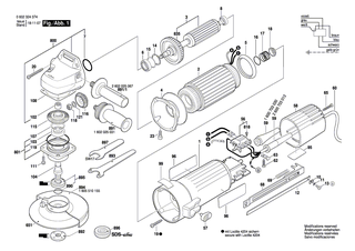 BOSCH Firmenschild | Ersatzteile f�r Winkelschleifer, Hf-Winkelschleifer - 3601110246