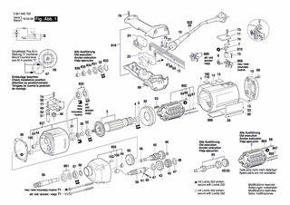 BOSCH Klebeschild | Ersatzteile f�r GRW 11 E - 3601110362