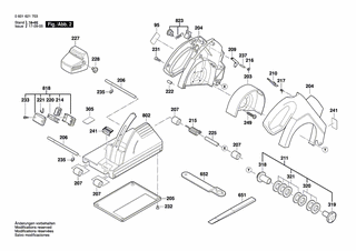 BOSCH Hinweisschild | Ersatzteile f�r GNF 35 CA - 3601119180