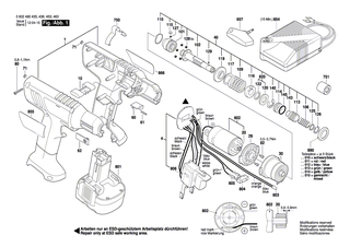 BOSCH Hinweisschild | Ersatzteile f�r EXACT 2, EXACT 4 - 3601119231
