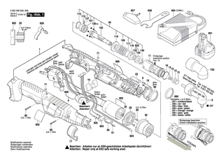 BOSCH Typschild | Ersatzteile f�r ANGLE EXACT 15 -...