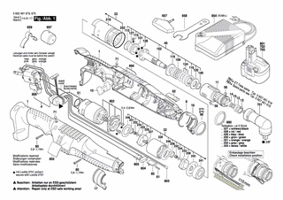 BOSCH Typschild | Ersatzteile f�r BT ANGEL EXACT 17 -...