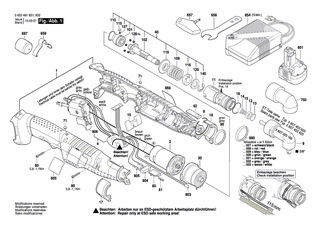 BOSCH Typschild | Ersatzteile f�r BT ANGLE EXACT 6 -...