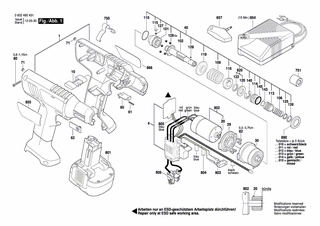 BOSCH Typschild | Ersatzteile f�r EXACT 1104 - 3601119465