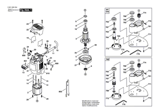 BOSCH Typschild | Ersatzteile f�r GBS 100 AE, GSA 1100 PE - 3601119595
