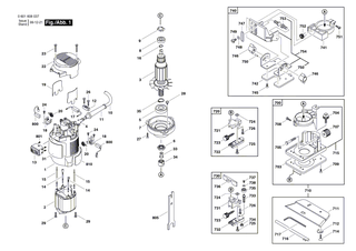 BOSCH Typschild | Ersatzteile f�r GBS 100 AE, GSA 1100 PE - 3601119595