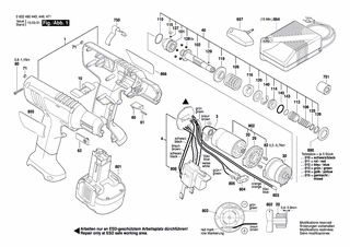 BOSCH Typschild | Ersatzteile f�r EXACT 1100 - 3601119884