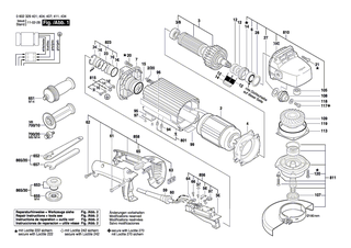 BOSCH Befestigungsschelle | Ersatzteile f�r HGS 65/32, HGS 65/50 - 3601303004