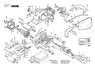 BOSCH Anpressleiste | Ersatzteile f�r GBS 100 AE, GBS 100 A - 3601321527
