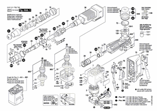 BOSCH Sicherungsring | Ersatzteile für GSH 10 C | 1610119010
