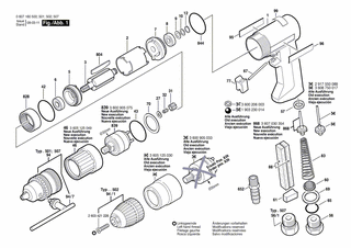 BOSCH Druckknopf | Ersatzteile f�r 320 WATT-SERIE, 220...