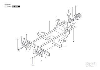 BOSCH F�hrungsstange 10 MM | Ersatzteile f�r GOF 1600, GOF 1700 E - 3603001518