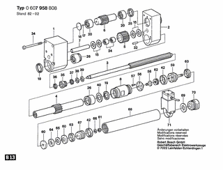 BOSCH Arbeitskolben | Ersatzteile f�r Vorsatzgetriebe -...