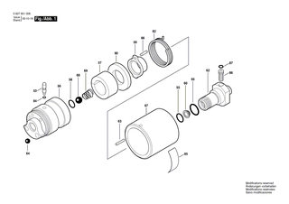 BOSCH Nadelrolle | Ersatzteile f�r 120 WATT-SERIE, Ventilgeh - 3603201068