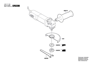 BOSCH Rundmutter 5/8 | Ersatzteile f�r 550 WATT-SERIE, GWS 7-115 - 3603340503