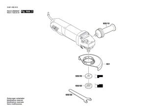 BOSCH Rundmutter 5/8 | Ersatzteile f�r 550 WATT-SERIE, GWS 7-115 - 3603340503
