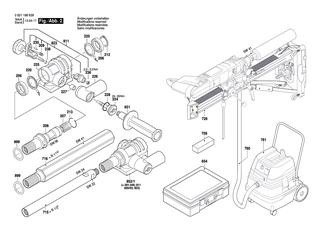 BOSCH Saugstutzen | Ersatzteile für GDB 1600 DE - 3603386046
