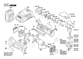 BOSCH Gewindefurchschraube DIN 7500-UM5x10-ST | Ersatzteile f�r GSC 16, GSC 160 - 3603391007