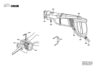 BOSCH Gewindefurchschraube | Ersatzteile f�r GSA 900 PE, GSA 1100 PE - 3603410505