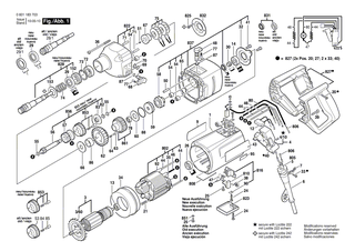 BOSCH Anker 230V | Ersatzteile fr GSB 90-2 E - 1619P13612