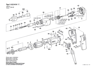 BOSCH L�ufer | Ersatzteile f�r Hf-Schrauber, Schrauber - 3604080020