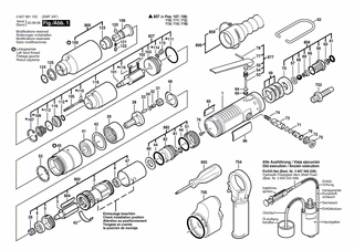 BOSCH Arbeitszylinder | Ersatzteile f�r 400 WATT-SERIE -...