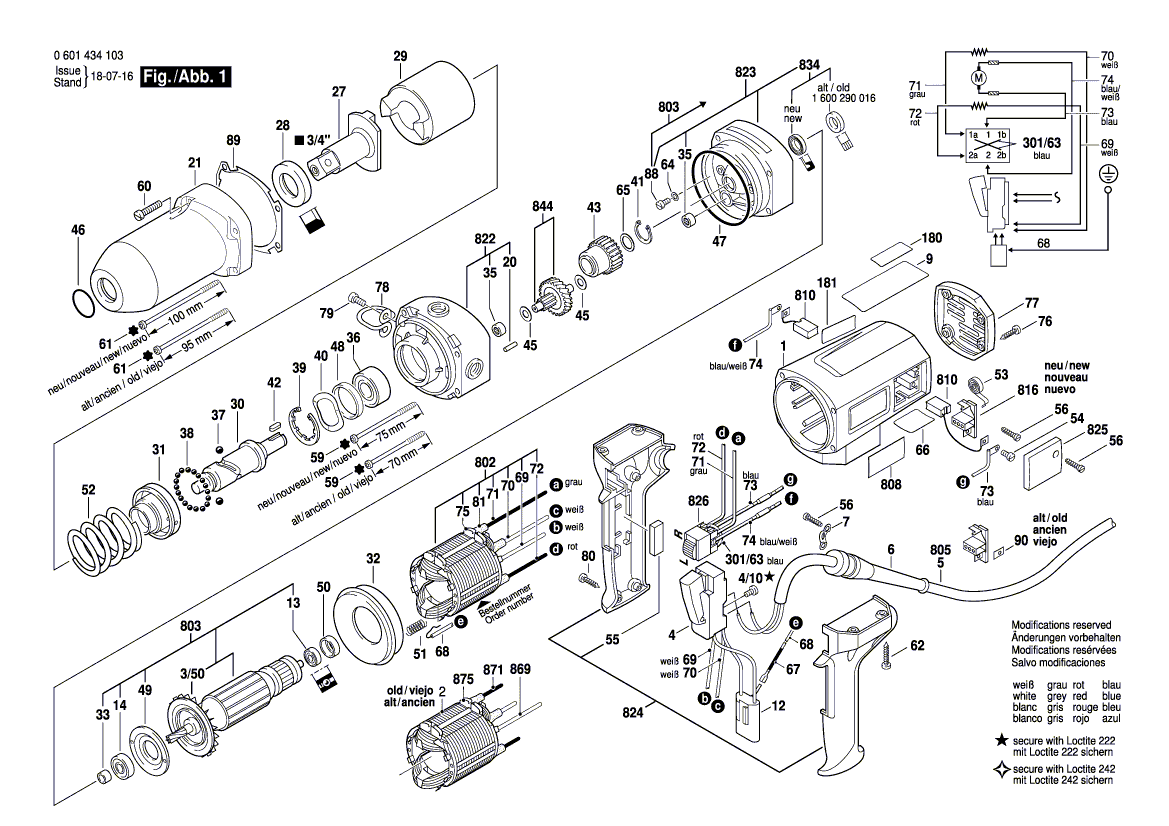 BOSCH Polschuh 220-230V | Ersatzteile für GDS 24, GDS 30 - 3604220138