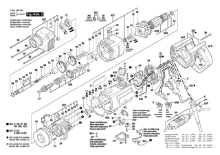 BOSCH Erdleitung L=415 MM | Ersatzteile f�r GDB 1600 DE, GDB 1600 WE - 3604414049