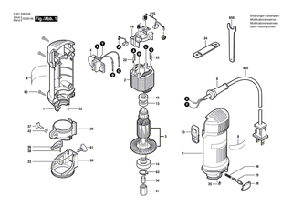 BOSCH Netzanschlussleitung USA/CDN 2,15m 2 x 0,82mm SJ 18/2 | Ersatzteile f�r B8850 - 3604460555