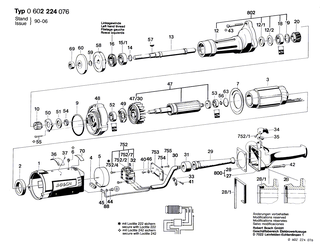 BOSCH Elktr Leitg M Anschluss | Ersatzteile f�r Geradschleifer, Hf-Geradschleifer - 3604462043