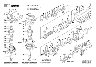 BOSCH Aderendh�lse | Ersatzteile f�r Nager, GR.65 - 3604477008