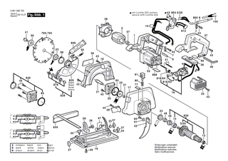 BOSCH Aderendh�lse | Ersatzteile f�r GKS 54, GKS 54 CE - 3604477009