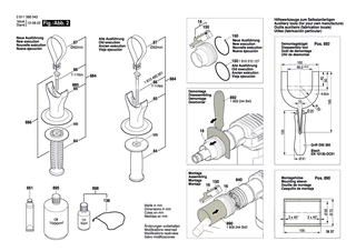 BOSCH Niederhalter | Ersatzteile f�r GSH 388 | 1617000422