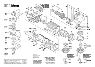 BOSCH Druckfeder | Ersatzteile f�r Geradschleifer, Hf-Geradschleifer - 3604611019