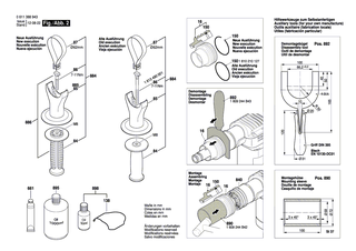 BOSCH Blechschraube DIN7981-ST3,9x13-C-Z | Ersatzteile f�r GSH 388 X | 2912401018