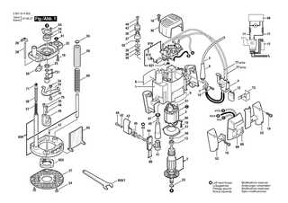 BOSCH Haltering | Ersatzteile für GOF 1200 A, GOF 1200 - 3604680502