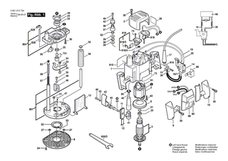 BOSCH Haltering | Ersatzteile für GOF 1200 A, GOF 1200 - 3604680502