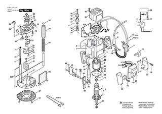 BOSCH Haltering | Ersatzteile für GOF 1200 A, GOF 1200 - 3604680502
