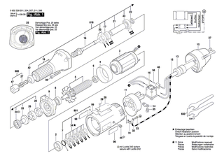 BOSCH Motorgeh�use | Ersatzteile f�r Geradschleifer, Hf-Geradschleifer - 3605102028