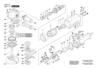 BOSCH Getriebegeh�use | Ersatzteile f�r Winkelschleifer, Hf-Winkelschleifer - 3605106070