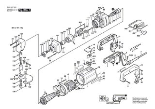 BOSCH Motorgeh�use BLAU | Ersatzteile f�r Bohrmaschine, GBM 13 - 3605108145