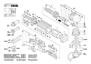 BOSCH Motorgehäuse GR.88 | Ersatzteile für Geradschleifer, Hf-Geradschleifer - 3605108160