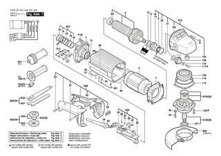 BOSCH Motorgehäuse GR.88 | Ersatzteile für Geradschleifer, Hf-Geradschleifer - 3605108160