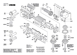 BOSCH Motorgehäuse GR.88 | Ersatzteile für Geradschleifer, Hf-Geradschleifer - 3605108160