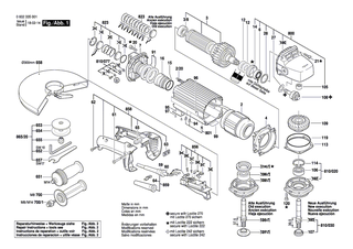 BOSCH Motorgeh�use GR.810 | Ersatzteile f�r Hf-Winkelschleifer - 3605108161
