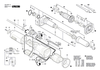 BOSCH Motorgeh�use | Ersatzteile f�r GGS 28 LCE, GGS 28 C - 3605108224