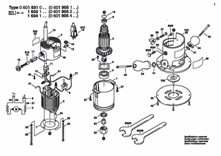 BOSCH Motorgeh�use BLAU | Ersatzteile f�r 19051 - 3605108552
